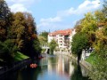 Podstawowe informacje


Lublana jest stolicą Słowenii, położoną nad rzeką Lublanica. To niewielkie, bo liczące zaledwie 266 tysięcy mieszkańców, miasto to miejsce tłumnie odwiedzane przez turystów. Przyczyniają się do tego liczne zabytki, wyjątkowa atmosfera oraz bliskość wielu ciekawych atrakcji. Dodatkowym atutem jest fakt, że zaledwie 19 km od Lublany znajduje się lotnisko, dzięki czemu stolica Słowenii staje się doskonałym miejscem na weekendowe wypady.


Historia


Tereny dzisiejszej Lublany od VI wieku zamieszkiwali Słowianie. Od IX wieku okolice Lublany przeszły pod zwierzchnictwo Franków. Trwało to do XIII wieku, kiedy to walko o tutejsze tereny wygrali Habsburgowie. Ich zwierzchnictwo zakończyło się dopiero w 1797 roku, kiedy to na okres 18 lat na tereny Lublany wkroczył Napoleon. Po I Wojnie Światowej Lublana została włączona do Królestwa Serbów, Chorwatów i Słoweńców. Po II Wojnie Światowej przynależała do Jugosławii, aż do 1991 roku, kiedy to Słowenia ogłosiła swoją niepodległość.


Atrakcje turystyczne


Lublana, mimo że nie należy do największych miast, może zaoferować szereg atrakcji. Na pierwszym miejscu znajdują się zabytki, pokazujące wiekową historię miasta. Każdy turysta, będąc w tym mieście udaje się na słynny Potrójny Most (Tromostvoje). Jest to furtka do starówki Lublany. W zasadzie most jest jeden, ale składa się z trzech części - najstarsza z nich pochodzi z 1842 roku. Gdy już przekroczysz most, znajdziesz się w urokliwej części Lublany, zwanej Starym Placem (Stari Trg). To centralne kiedyś miejsce w mieście w zasadzie nie przypomina placu, ale uliczkę, wzdłuż której rozciągają się zabytkowe domy, urocze kawiarenki, liczne sklepy, w których można zakupić wyroby ludowe takie jak porcelana czy ceramika. Nad miastem króluje zamek, ulokowany na wzgórzu zamkowym. Wzniesiony w 1511 roku, od ponad 40 lat jest udostępniany dla turystów. Zwiedzanie jest bezpłatne, w salach zamku można nie tylko zobaczyć dawny wystrój, ale również obejrzeć film opowiadający o historii miasta. Na dziedzińcu zamkowym często odbywają się koncerty, wystawy czy ważne dla miasta obchody. W Lublanie na uwagę zasługuje także Katedra św. Mikołaja, bogato zdobiona w środku różowym marmurem, złoceniami czy białymi stiukami. Dużą atrakcją stolicy Słowenii jest coroczny, odbywający się w czerwcu i w sierpniu Międzynarodowy Festiwal Letni. To okres wiecznej zabawy, w każdej części miasta można natrafić na przedstawienie muzyczne, teatralne czy taneczne.


Sporty


Niewiele ponad 50 km od stolicy znajduje się jeden z popularniejszych ośrodków narciarskich. W Bledzie na zapalonych narciarzy czeka ponad 44 km tras narciarskich, z podziałem na średnio zaawansowane, trudne i łatwe. Do dyspozycji amatorów białego puchu jest 17 wyciągów, oraz doskonałe zaplecze gastronomiczne. Można również skorzystać z wypożyczalni sprzętu narciarskiego. Znajdziesz tutaj także uzdrowiska z woda termalną, w której możesz wymoczyć obolałe mięśnie po szaleństwach na stoku. Natomiast w samej Lublanie można uprawiać turystykę rowerową, bądź pieszą. Tutejsze krajobrazy wręcz zachęcają do takiej formy spędzania wolnego czasu.


Noclegi


W stolicy na brak miejsc noclegowych nie można narzekać. Każdy znajdzie tutaj dla siebie odpowiedni nocleg. Jeśli lubisz komfort i wysokiej klasy obsługę postaw na hotel. Jeśli wolisz poznać nie tylko Lublane, ale również przybywających tu dobrym wyborem będzie hostel. Jest to również zdecydowanie tańsza opcja niż hotel, czy apartamenty.


Wycieczki


Z racji tego, że Słowenia nie jest dużym krajem, łatwo zwiedzić jej największe atrakcje, których nie dzielą od stolicy setki kilometrów. Ciekawą wycieczką będzie na pewno wizyta w jaskini Postojna (Postojnska jama). To ponad 20 kilometrów podziemnych grot i korytarzy, wypełnionych stalaktytami i stalagmitami. Do dyspozycji turystów jest oddany odcinek o długości 5,5 kilometra, jednak tylko 1700 metrów przejdziesz na własnych nogach - pozostała część trasy odbywa się kolejką elektryczną. Tuż nad jaskinią znajduje się zamek (Predjamski Grad). Jest on ulokowany bezpośrednio w skale, i dzięki połączeniu z licznymi podziemnymi korytarzami, swego czasu był siedzibą rozbójnika Erazma. 122 km od Lublany znajduje się urokliwe miasto Maribor, które również jest warte odwiedzenia. Miłośnicy wina znajdą tutaj liczne vinagi, czyli piwniczki służące do przechowywania tego trunku. Także tutaj znajduje się najstarsza winorośl na świecie (stara trta), licząca sobie ponad 400 lat. W mariborskim zamku (Mariborski Grad) znajdziesz natomiast największe zbiory muzealne w całym kraju.


Kuchnia


Tutejsza kuchnia to zlepek kuchni z całego świata. W stolicy możesz spróbować praktycznie każdej potrawy. Na uwagę zasługuje zupa grzybowa podawana w chlebie czy jota, czyli zupa ziemniaczano - fasolowa z dodatkiem kiszonej kapusty.


Klimat


Miasto leży w strefie klimatu umiarkowanego. Pogoda tutaj nie odbiega zbytnio od warunków w Polsce. Najcieplejszym miesiącem jest lipiec a najchłodniej jest w styczniu i lutym.